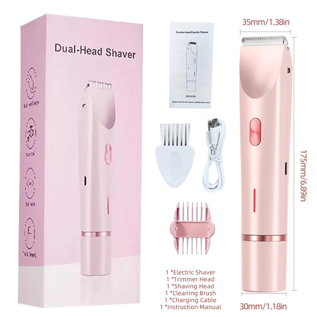 Depilador Elétrico Feminino 2 em 1 – Corpo + Biquíni à Prova d’Água