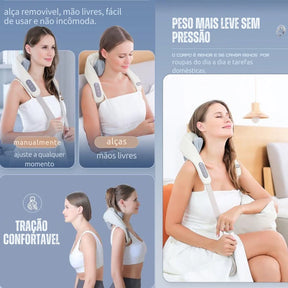 Massageador Premium Para Pescoço e Ombros - Alivio Imediato