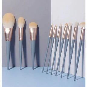 Kit 10 Pincéis Profissionais para Maquiagem – Esfumar, Contornar e Detalhar