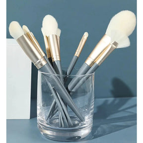 Kit 10 Pincéis Profissionais para Maquiagem – Esfumar, Contornar e Detalhar