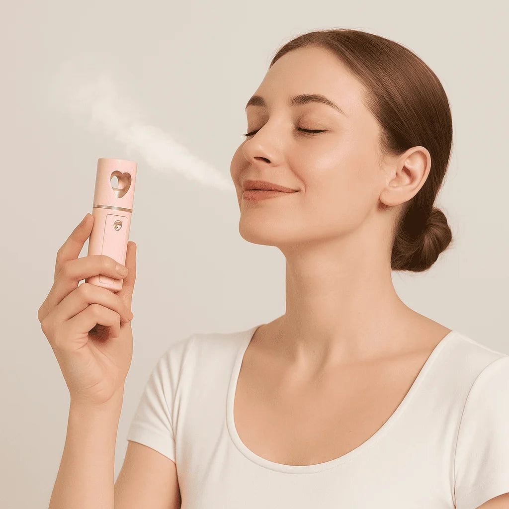 Nano Umidificador Facial Portátil – Hidratação Instantânea