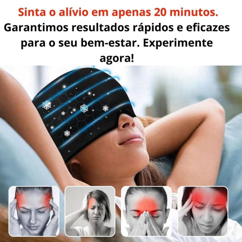 Touca Terapêutica de Alívio para Dor de Cabeça