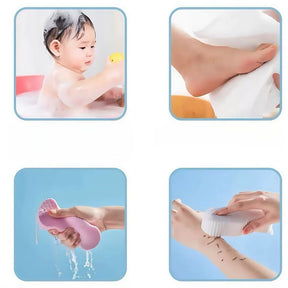 Kit 4 Esponjas Esfoliantes Corporais – Remove Pele Morta Sem Dor