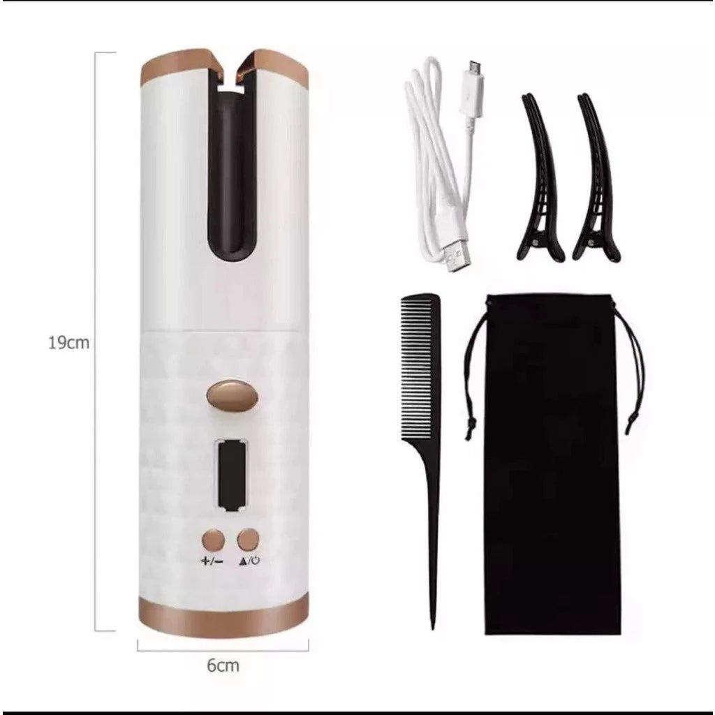 Modelador Automático Sem Fio – Cachos Perfeitos em Minutos